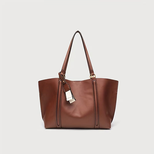 Women' Large Capacity Tote Bag Compatible for, Travel & - Closure Handbag with Spacious Interior, Soft Texture & - Elegant Structured Handbags