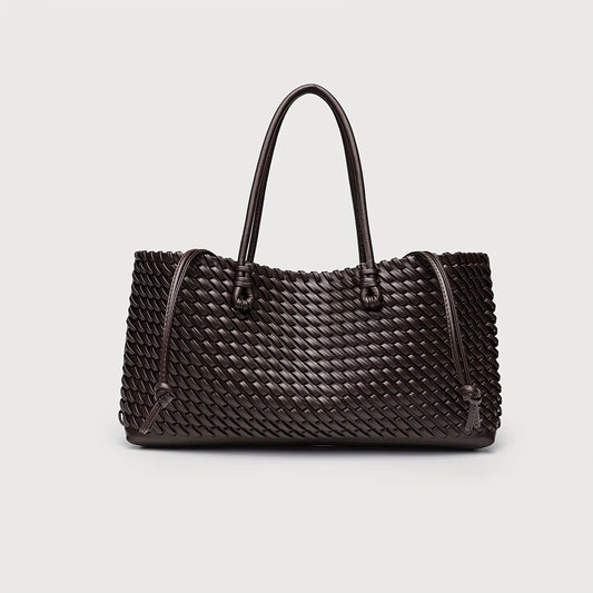 Premium Woven Handbag for Women, Includes Drawstring Cloth Bag Convenient And Practical Soft Superb Hand Feel Material