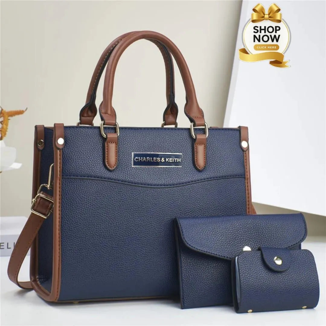 Premium Quality Handbag Set Zippered