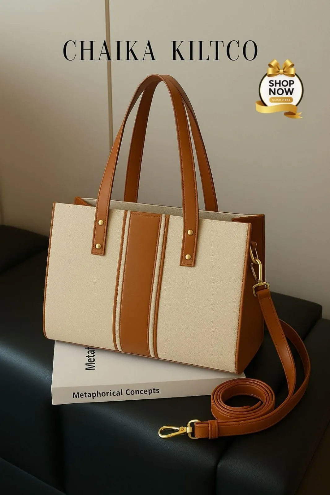 Stylish Canvas Shoulder Bag — Trendy Everyday Carry