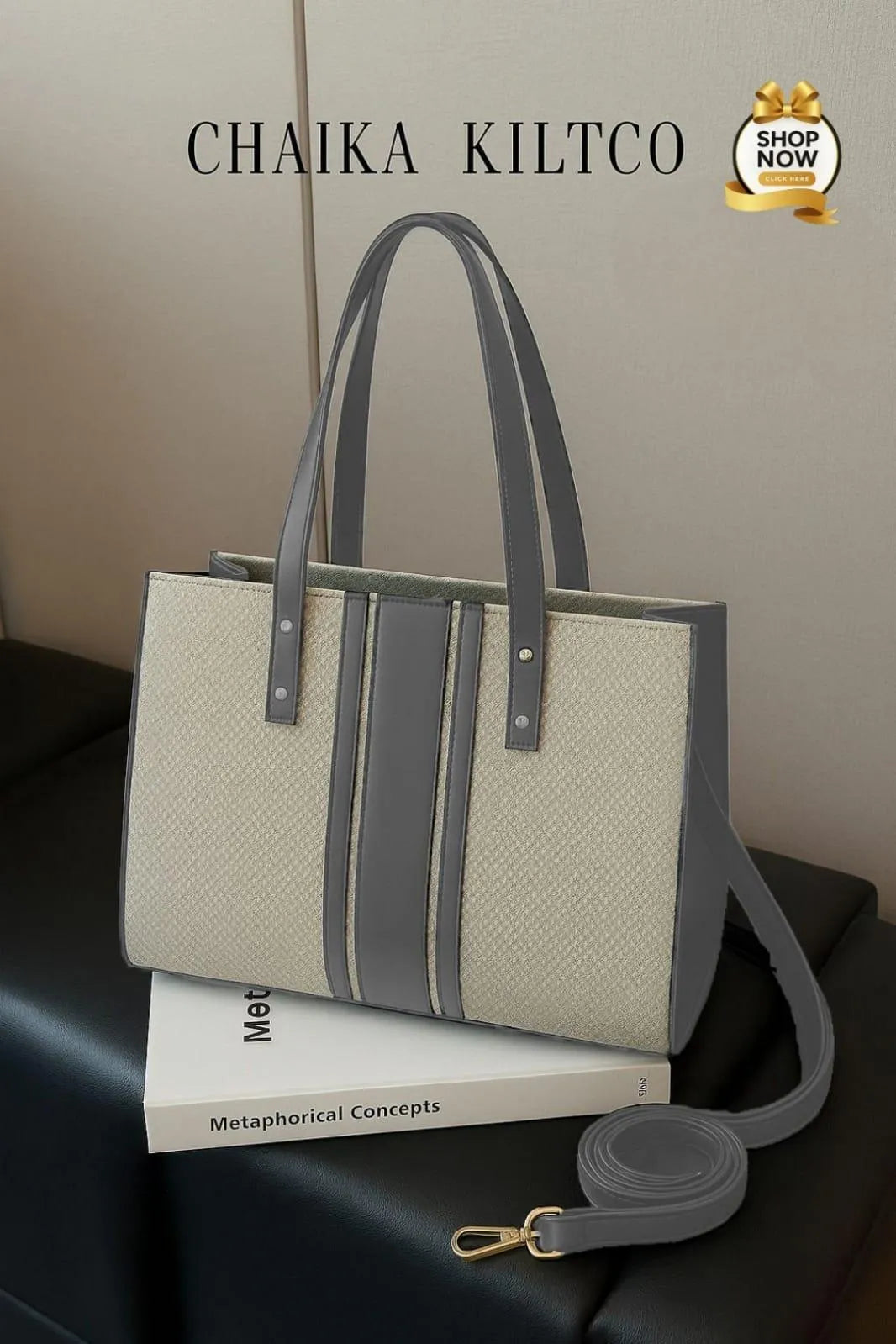 Stylish Canvas Shoulder Bag — Trendy Everyday Carry