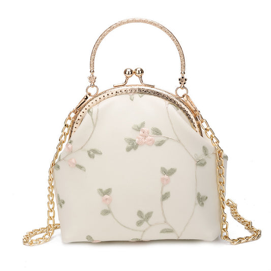 Floral Embroidered Crossbody Bag for Women Design 1
