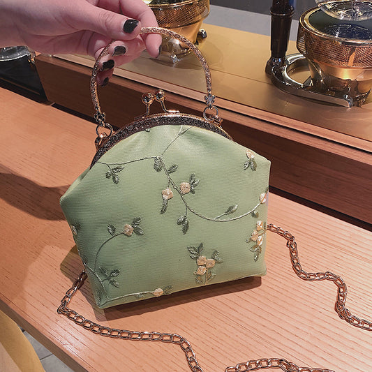 Floral Embroidered Crossbody Bag for Women Design 1