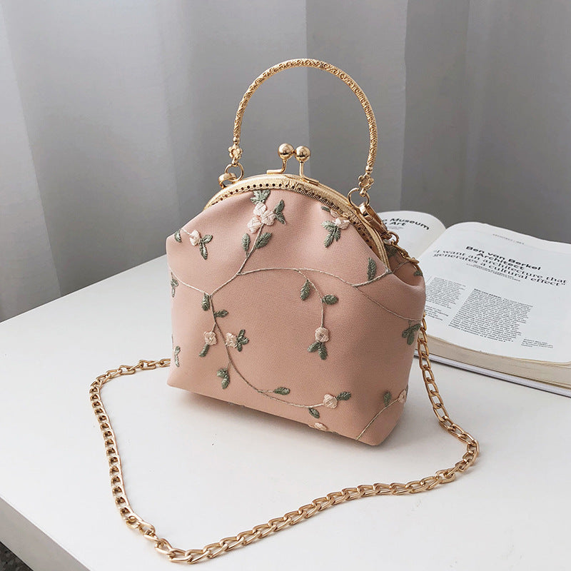Floral Embroidered Crossbody Bag for Women Design 1